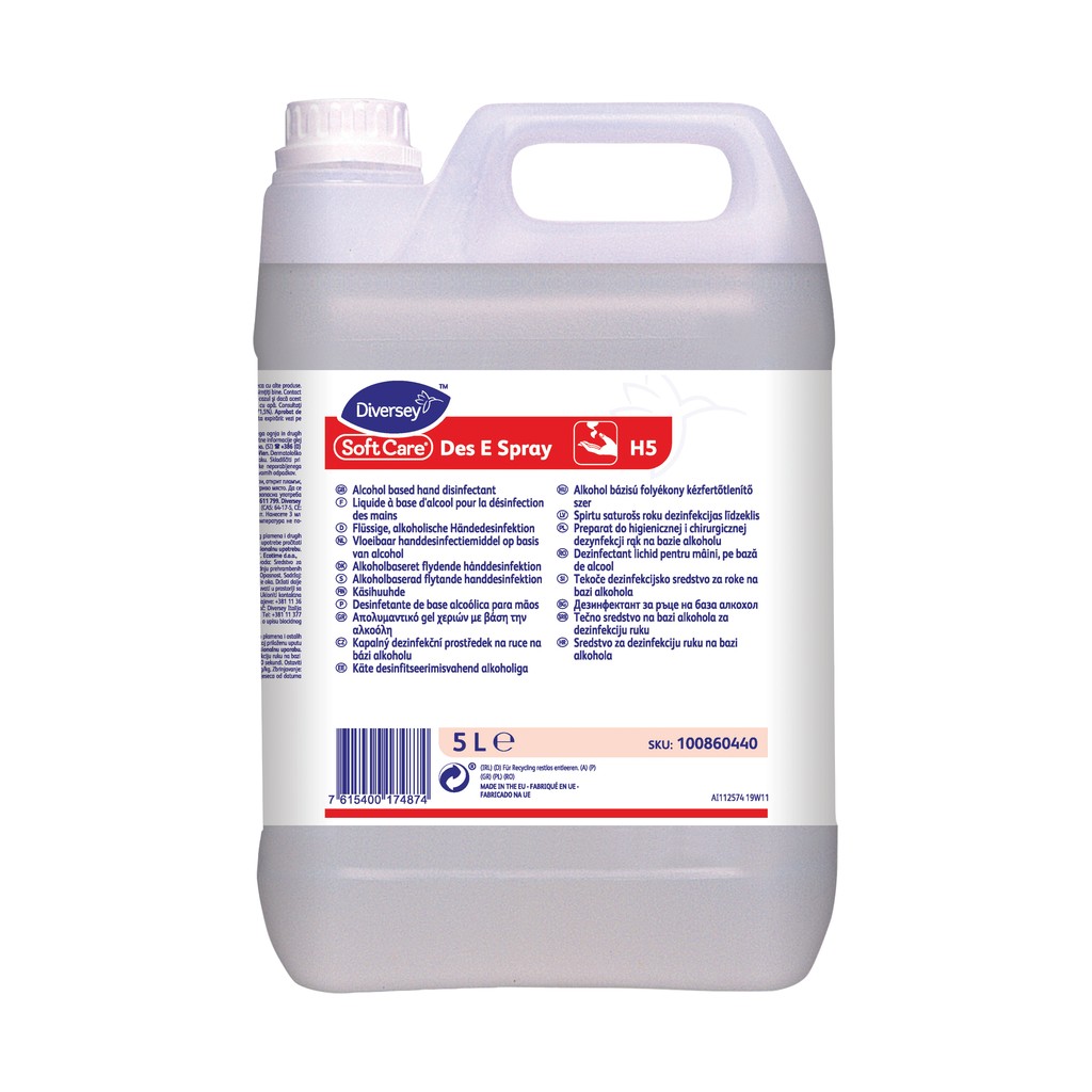 Soft Care Des E Spray H5, 5 l, kézfertőtlenítő, al