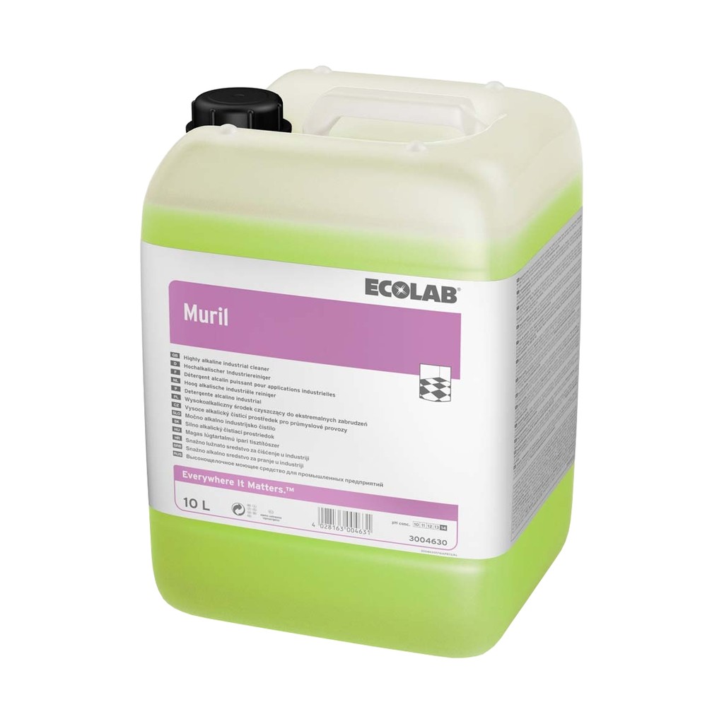 Muril Ecolab, 10 l, alaptisztítószer, lúgos, zsíro