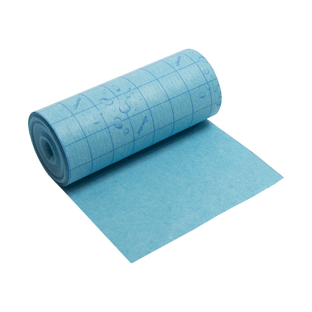 Quick'n'Dry Vileda szivacskendő, 25cm×10m, kék