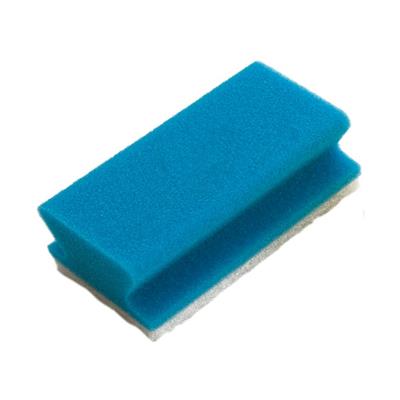 Taski szivacs, kék, 13,5x7,5x4,5 cm, fehér dörzsi
