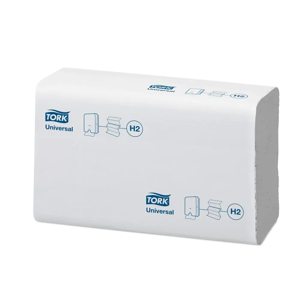 Tork Xpress Soft Multifold papír kéztörlő, fehér, 2 réteg, 25,5 x 21,2 cm, 21 csom./karton, W hajtás, H2