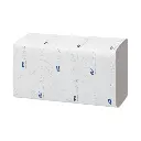 Tork Xpress Multifold papír kéztörlő, fehér, 2 réteg, vízben oldódó, 24 x 21,3 cm, 21 csom./karton, W hajtás, H2