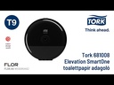 Termékbemutató videó - Tork SmartOne Mini tekercses toalettpapír adagoló, fekete, T9
