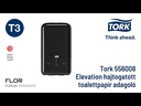 Termékbemutató videó - Tork Folded hajtogatott toalettpapír adagoló, fekete, T3
