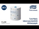 Termékbemutató videó - Tork Matic tekercses papír kéztörlő, kék, 2 réteg, D19, 150 m, 6 tek./karton