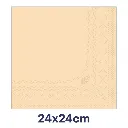 Tork szalvéta, 2r tissue, csontszínű, 24x24 cm