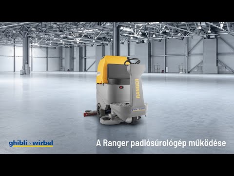 Termékbemutató videó - Padlósúroló gép, Ghibli Ranger R 115 FD 85 Chem