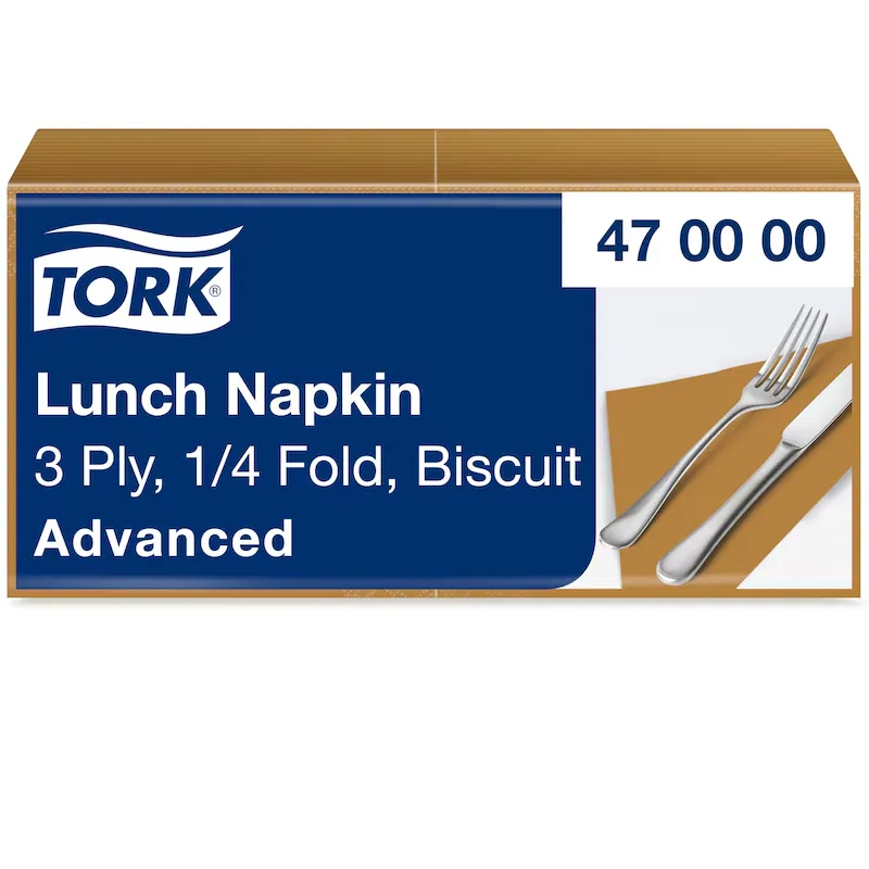[TO470000] Tork Soft kekszszínű Lunch szalvéta 3 réteg