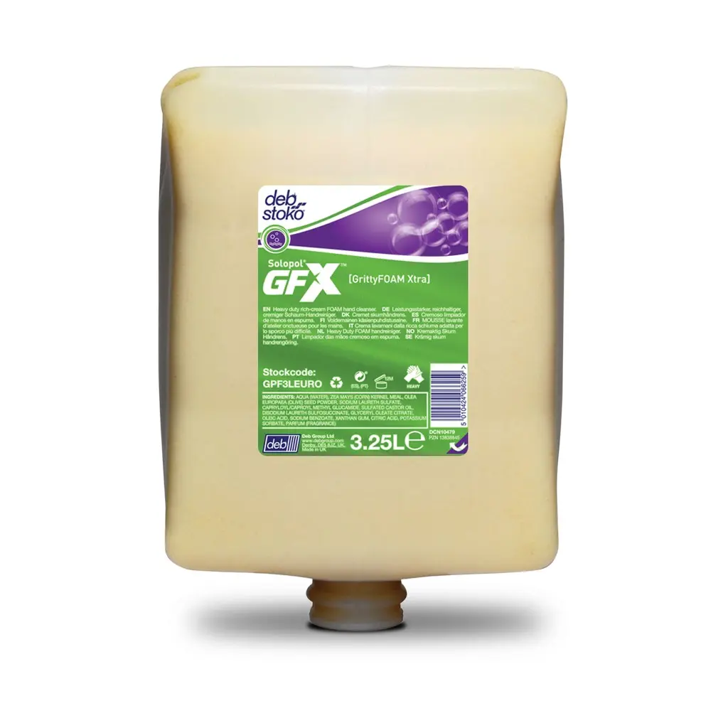 [DBGPF3LEURO] DebStoko Solopol GFX, 4x3,25l, kéztisztító hab, erős