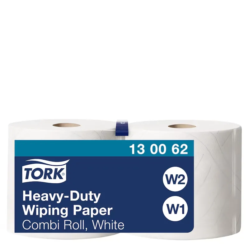 [TO130062] Tork nagy teljesítményű törlőpapír, fehér, W1/2, 2 réteg, 170 m hosszú, 24x34 cm