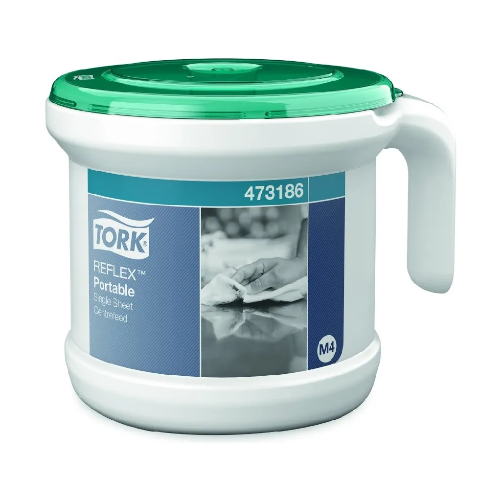 [TO473186] Tork Reflex belsőmagos törlőpapír és adagoló, fehér/türkiz, M4