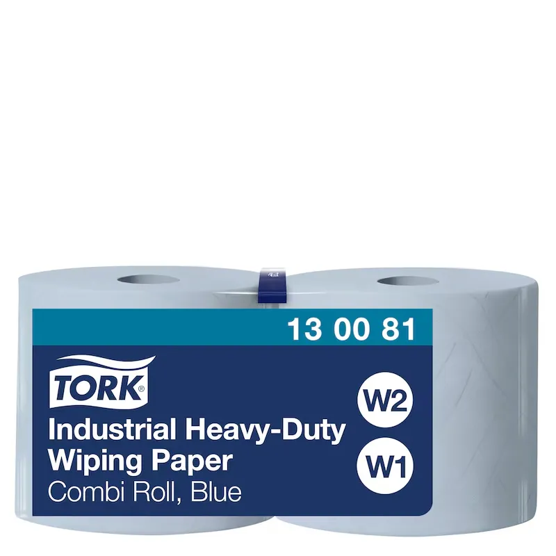 Tork ipari törlő, 3 réteg, 119 m, kék, 24x34 cm, 2x350