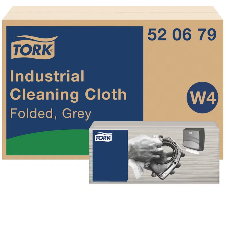 [TO520679] Tork ipari tisztítókendő, szürke, W4, 1 réteg, szürke 4x120 l