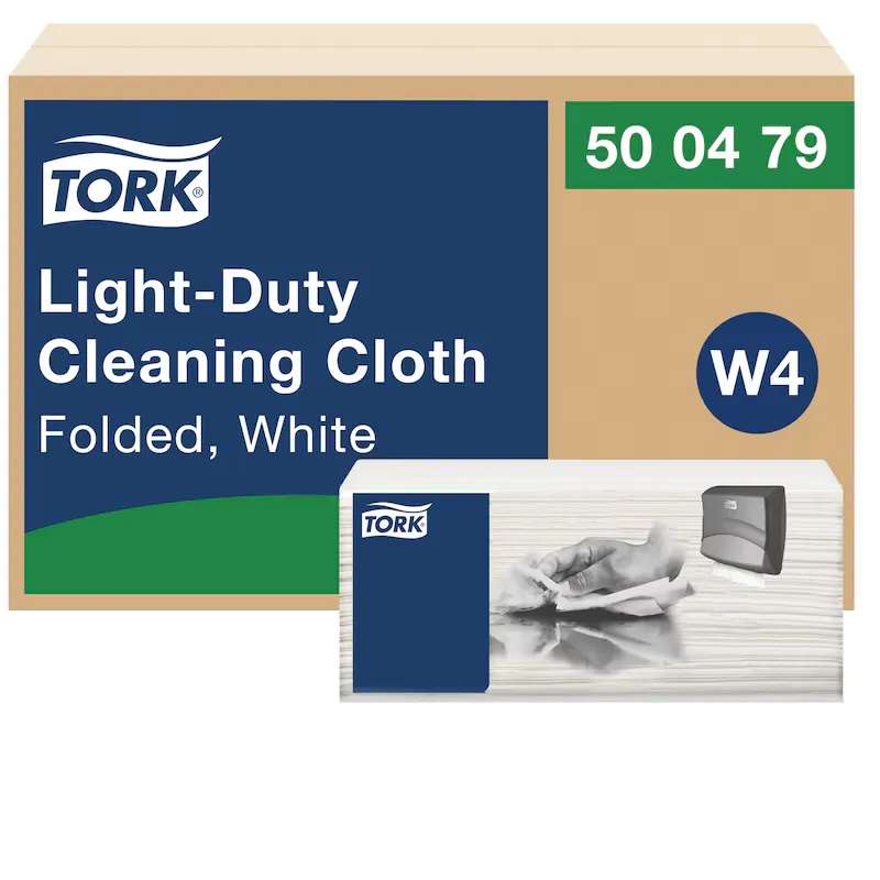 [TO500479] Tork ipari törlő, hajtogatott, 1r. fehér W4, prémium