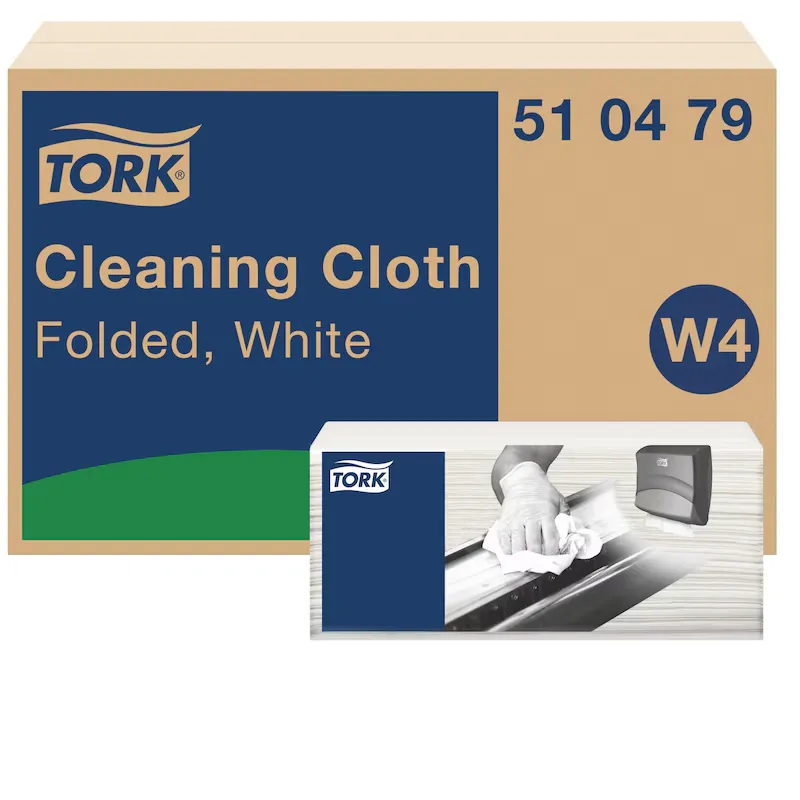 [TO510479] Tork tisztítókendő, fehér, W4, 1 réteg