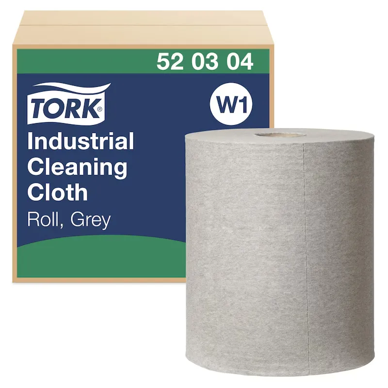 [TO520304] Tork ipari tisztítókendő, szürke, W1, 1 réteg, 361 m,  43x38 cm