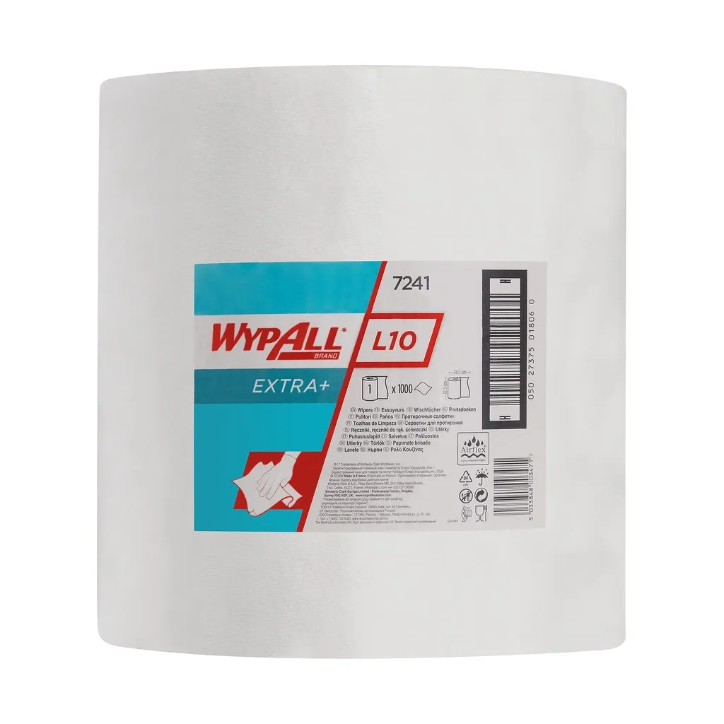 Kimberley-Clark ipari törlőkendő, tekercses, 1 réteg, fehér, 38x33 cm