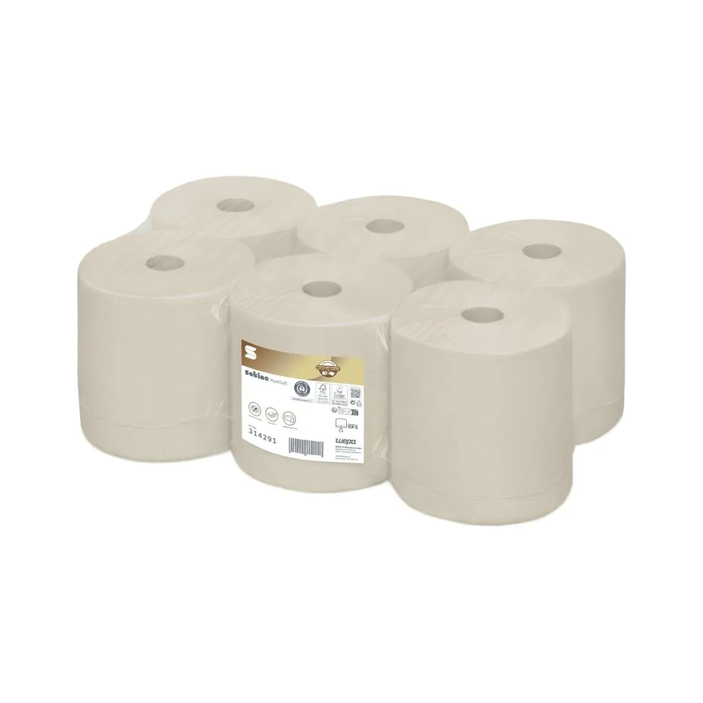 [WE314290] Wepa PureSoft középm.törlő, 2réteg, 150m, 6tekercs