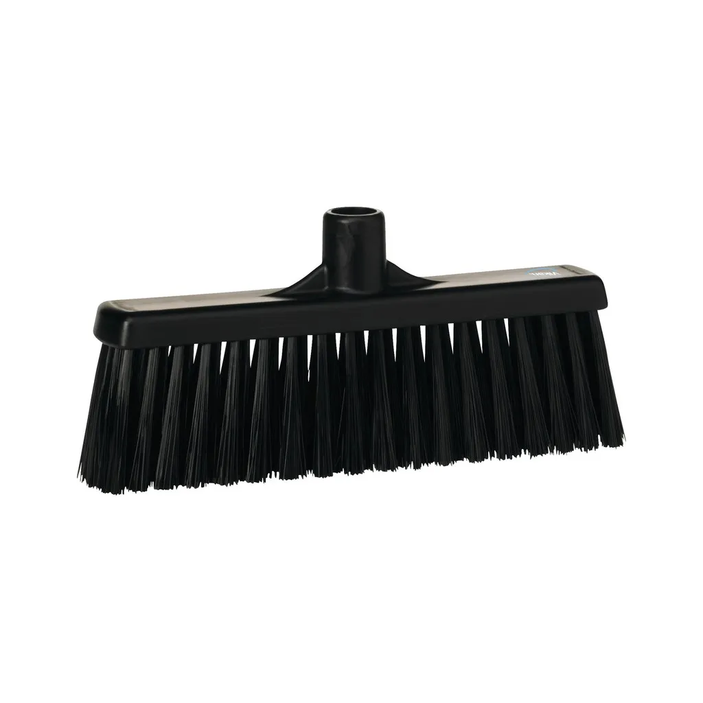Partvisfej, Vikan, 310mm, egyenes, közepes, fekete