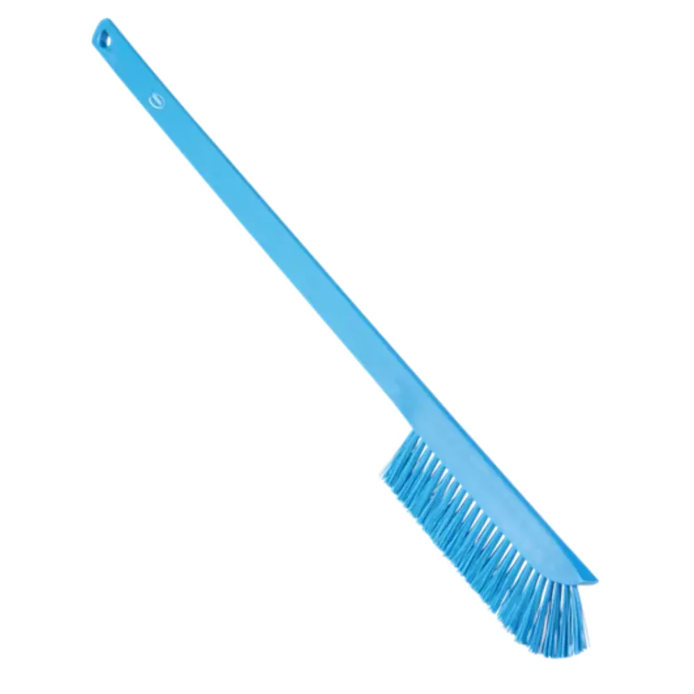 Ultravékony tisztítókefe hosszú nyéllel, 600 mm, közepes, kék