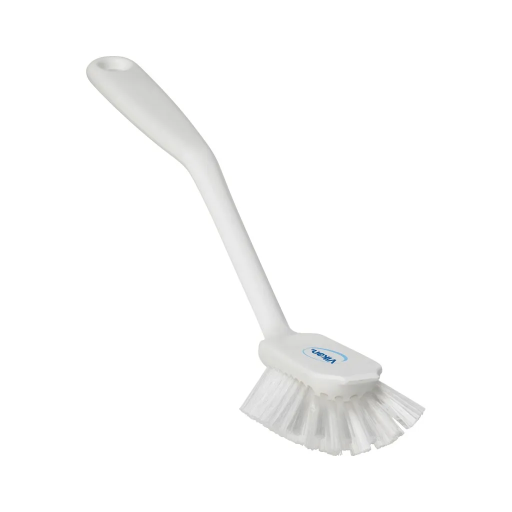 [VK42375] Mosogatókefe, Vikan, 280mm, kaparóéllel, fehér