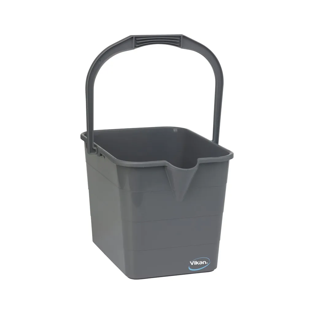 Vödör, Vikan, felmosó, 15 l, szürke