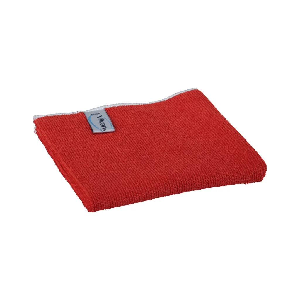 [VK691134] Törlőkendő, Vikan Basic, mikro, 32x32cm, piros