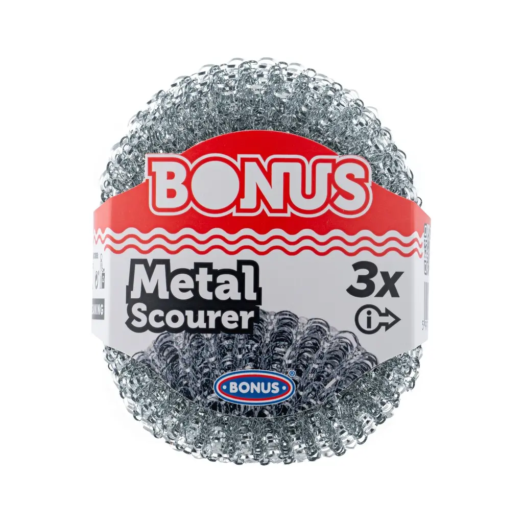 Bonus fém dörzsi, 3 db