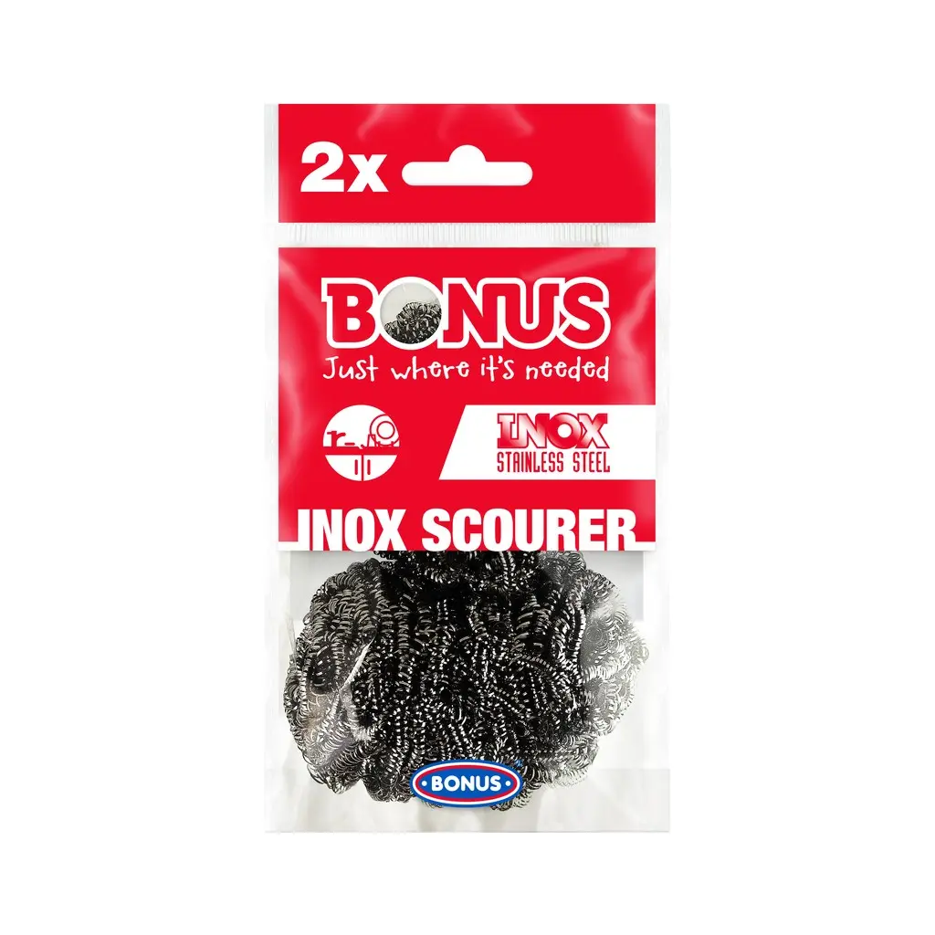 [BOB088] INOX Spirál fémdörzsi 2x