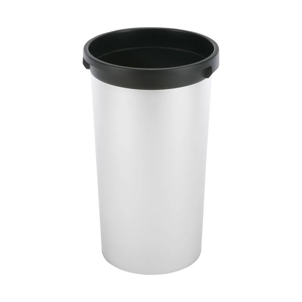 [VI137667] Vileda Iris kerek hulladékgyűjtő, 50 l, ezüst-fekete