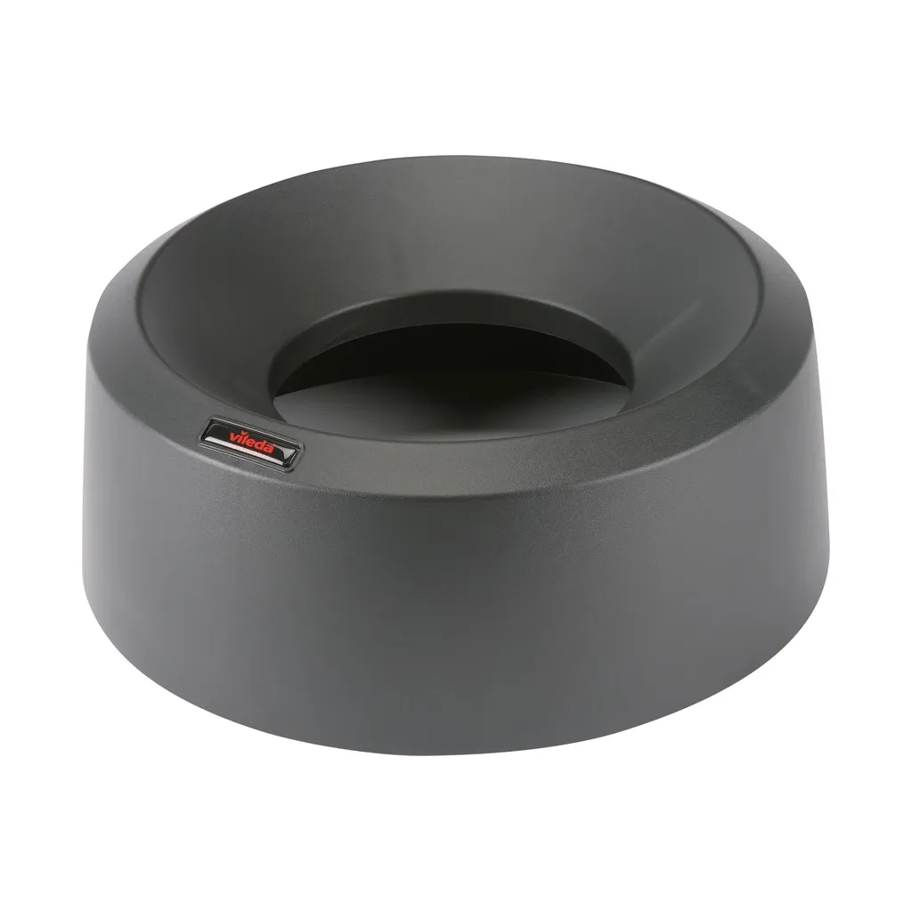 Vileda Iris kerek hulladékgyűjtő fedél, tölcsér, fekete