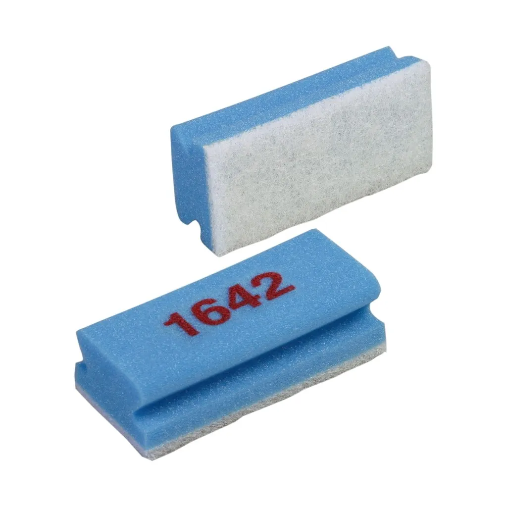 [VI105840] Vileda 1642 szivacs, 7x15 cm, nem karcoló, kék-fehér