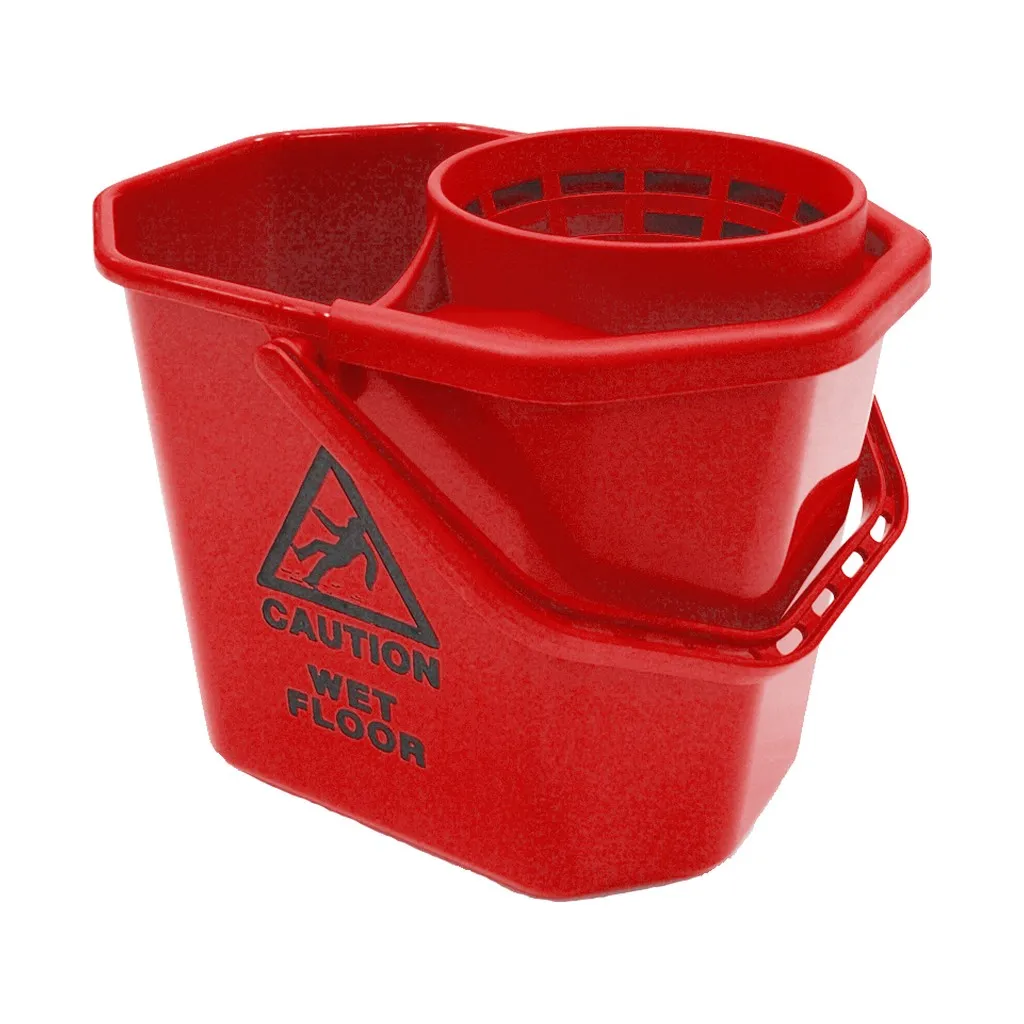 Vödör préssel, IPC Elisse, 12 l, piros