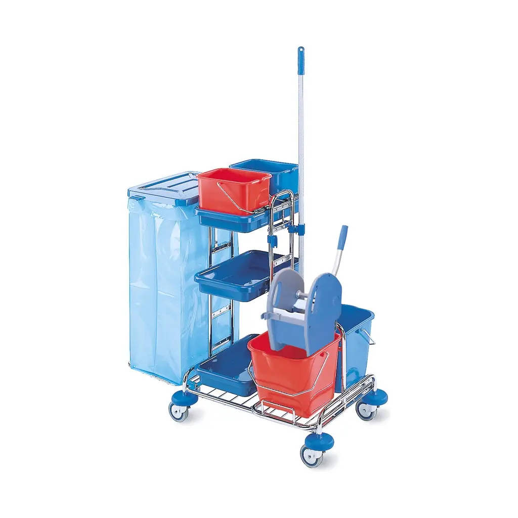 [IPCARR00058] Takarítókocsi Maxi Universal 991, Tálca,szemetesta