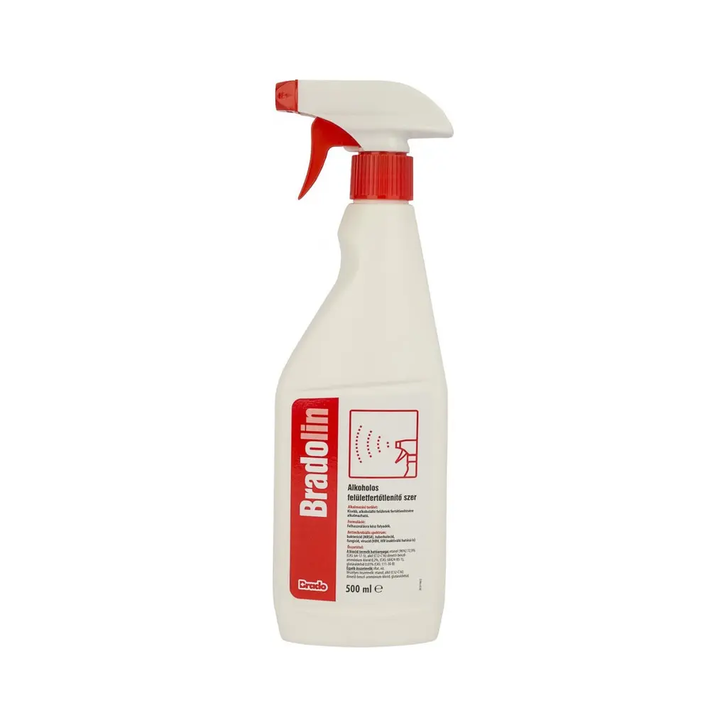Bradolin alkoholos felületfertőtlenítő szer pumpás, 500 ml
