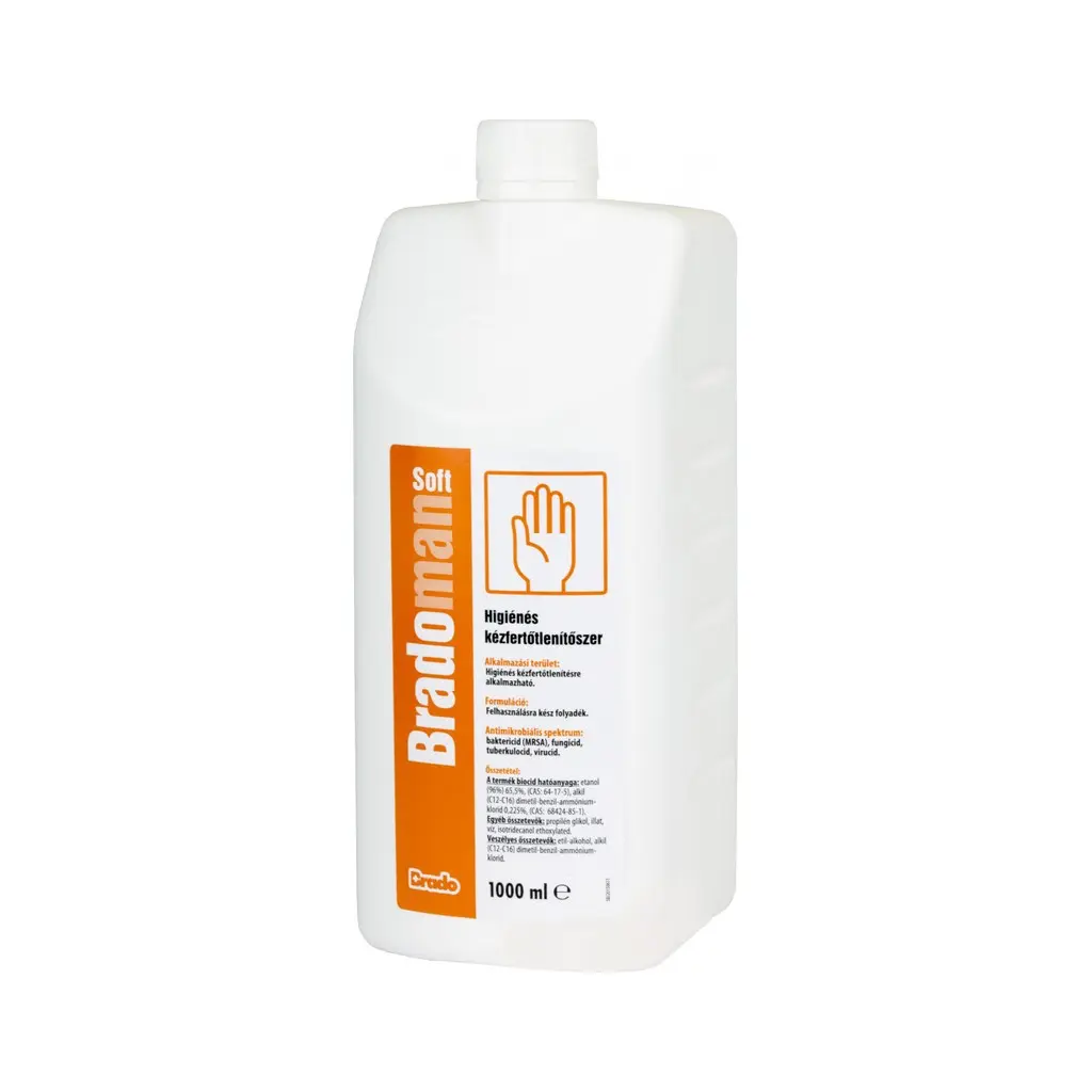 BradoMan Soft, kézfertőtlenítő, 1 L