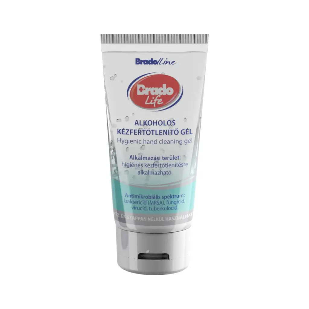 BradoLife Gel, kézfertőtlenítő gél, 100 ml