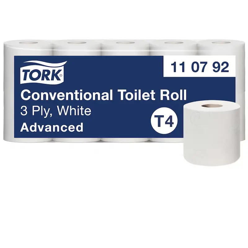 [TO110792] Tork kistekercses toalettpapír, fehér, 3 réteg, 19,35 m, 7x10 tek./karton T4
