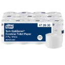 Tork OptiServe belsőmag nélküli toalettpapír, fehér, 2 réteg,  D13,1 cm,63,3 m, 18 tek./karton, T7