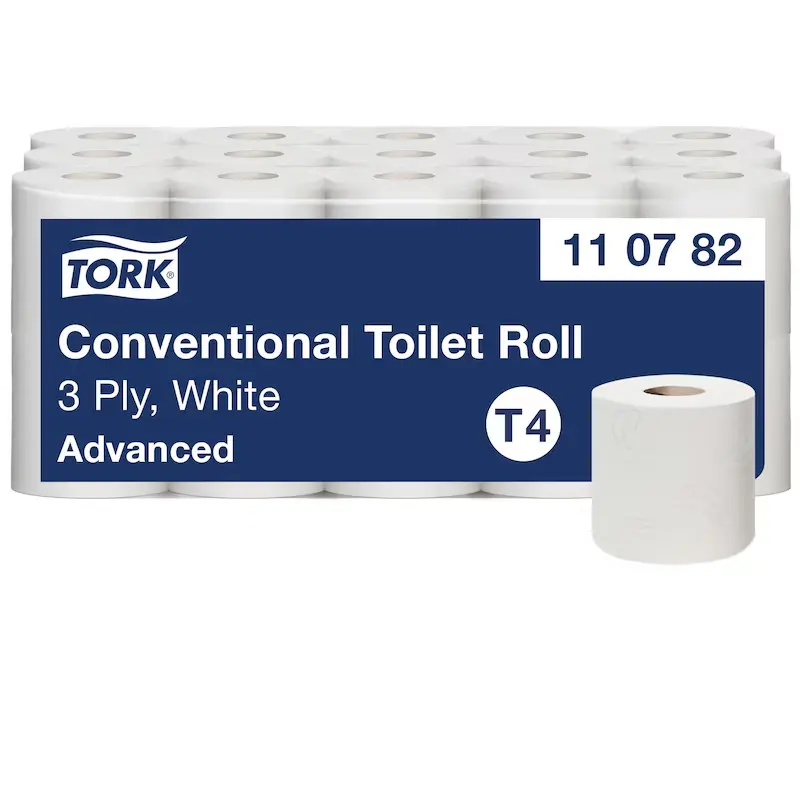 Tork kistekercses toalettpapír, fehér, 3 réteg, 30 tek./karton, T4