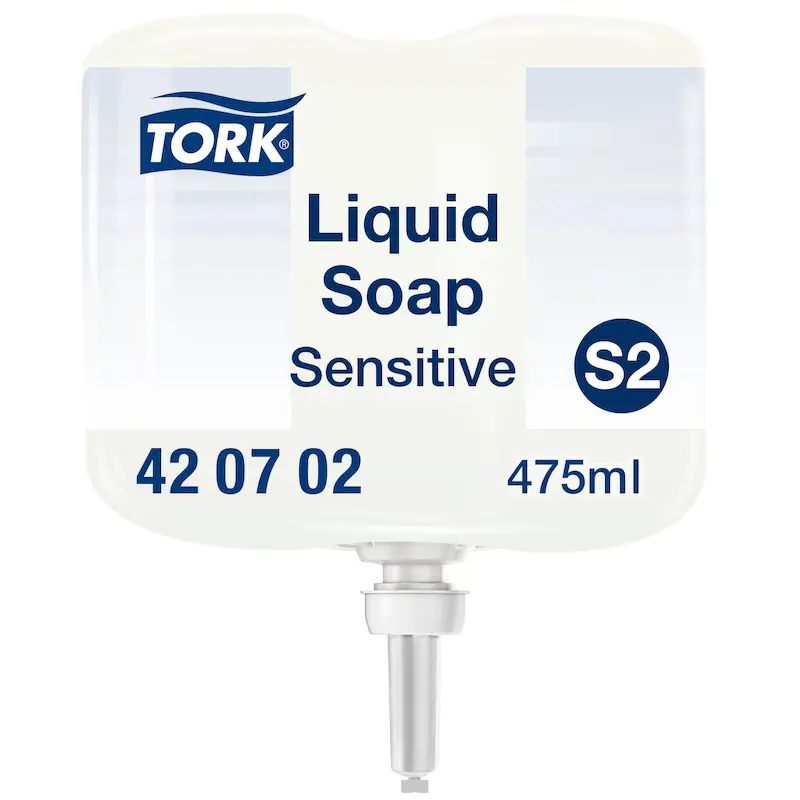 [TO420702] Tork Mini folyékony szappan érzékeny bőrre S2, 474 ml