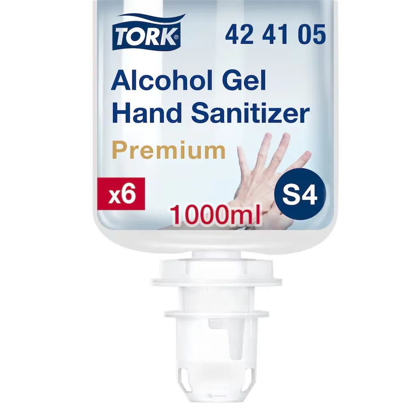 [TO424105] Tork alkoholos kézfertőtlenítő gél, 1 l, S4