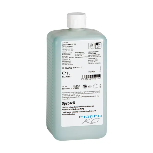 Opybac Kiehl, 500 ml, folyékony szappan, fertőtlentő