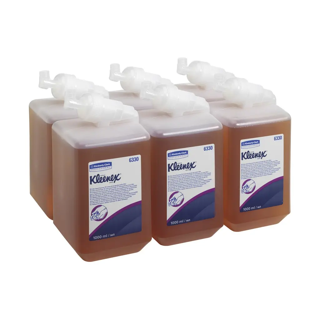 Kimberley-Clark folyékony szappan, Ultra, 6x1000 ml, borostyán