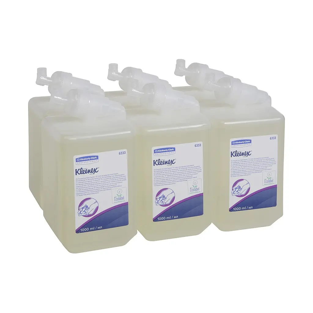Kimberley-Clark folyékony szappan, Frequent, 6x1000 ml, színtelen