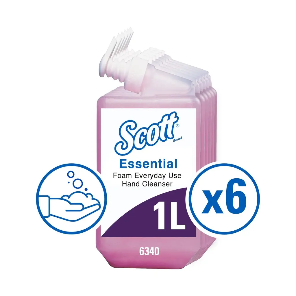 [KC6340] Kimberley-Clark habszappan, Luxus, 6x1000 ml, pink