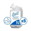 Kimberley-Clark habszappan, Luxus, 6x1000 ml, színtelen