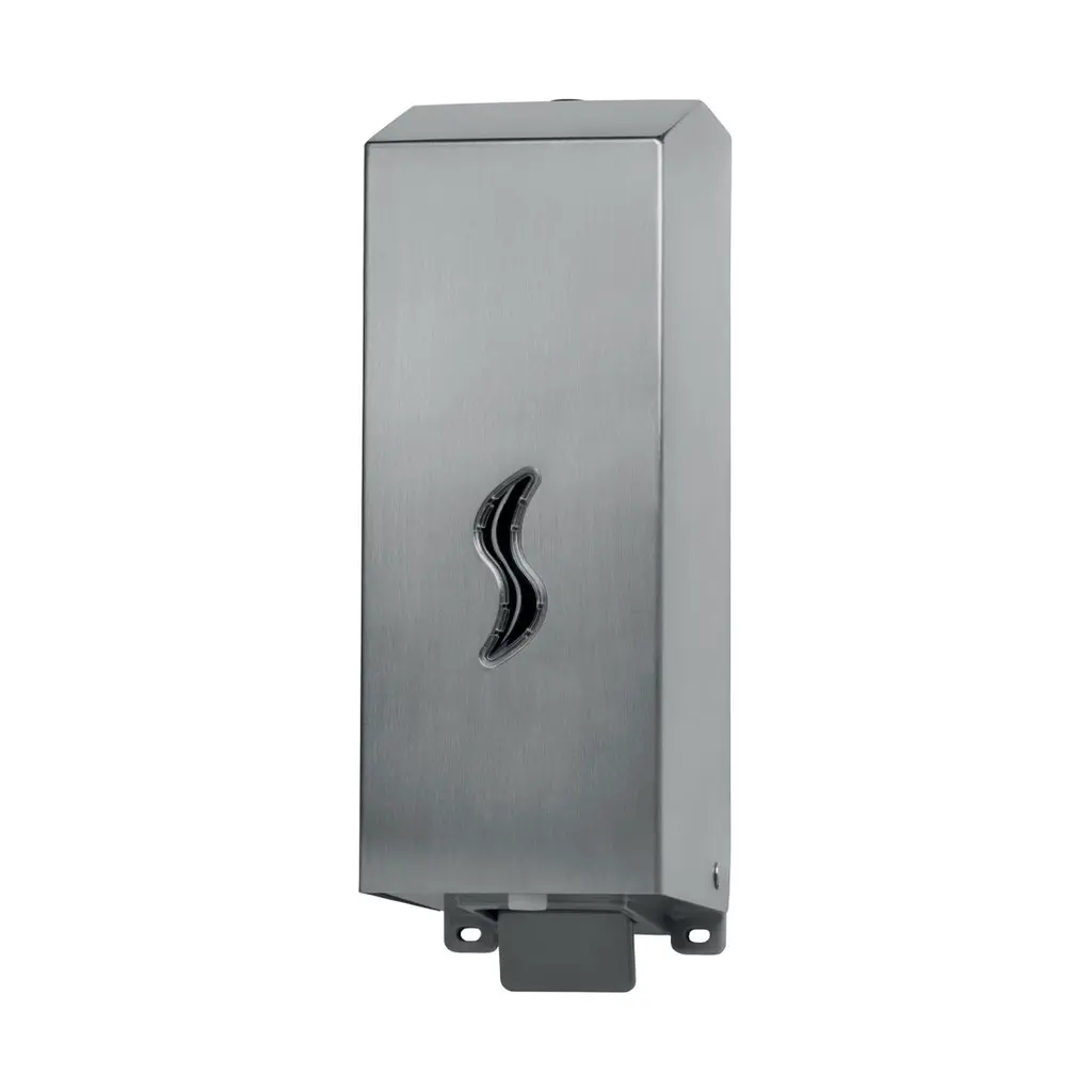 Medial habszappan adagoló, inox, szálhúzott, 120