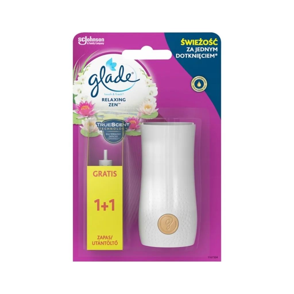 Glade Touch&Fresh készülék Japán kert 1+1 után töltő