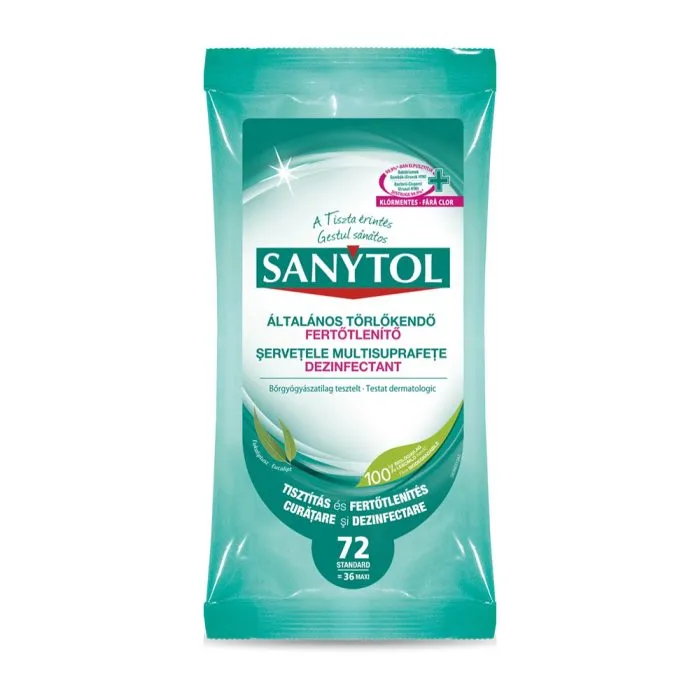 [VPC36002] Sanytol fertőtlenítő kendő 72 db